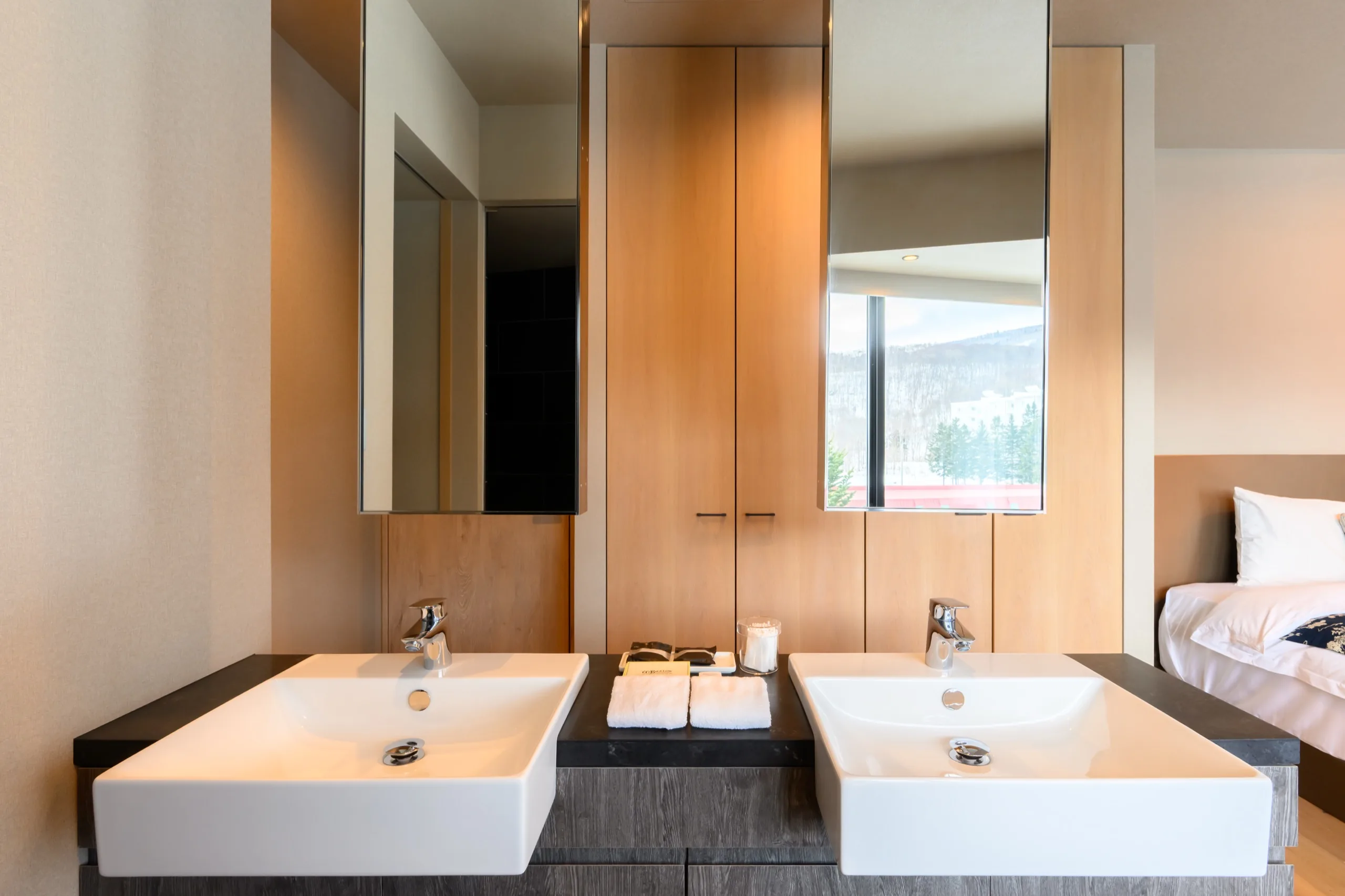 Penthouse powder room