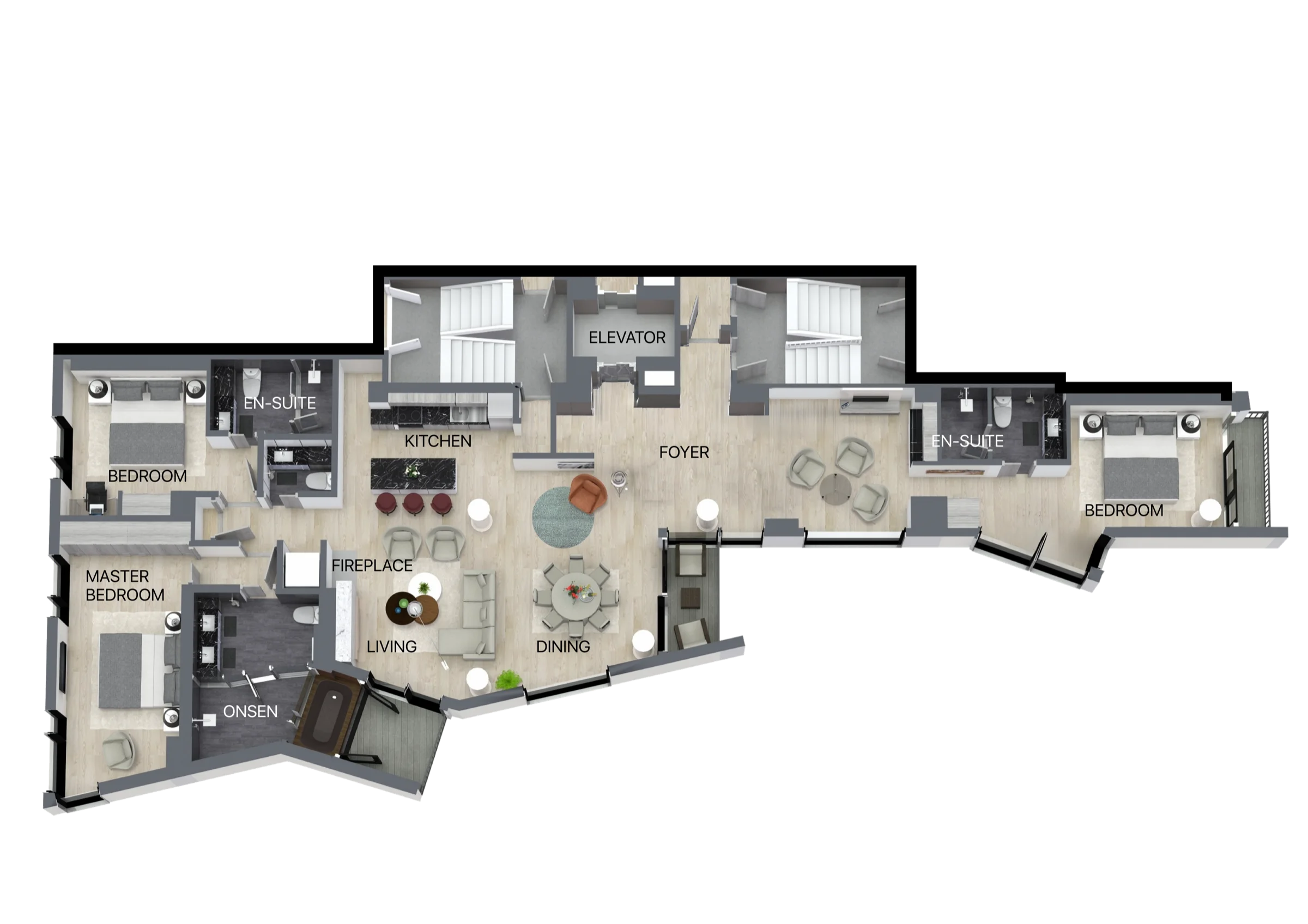 Suite de Soleil Floor Plan