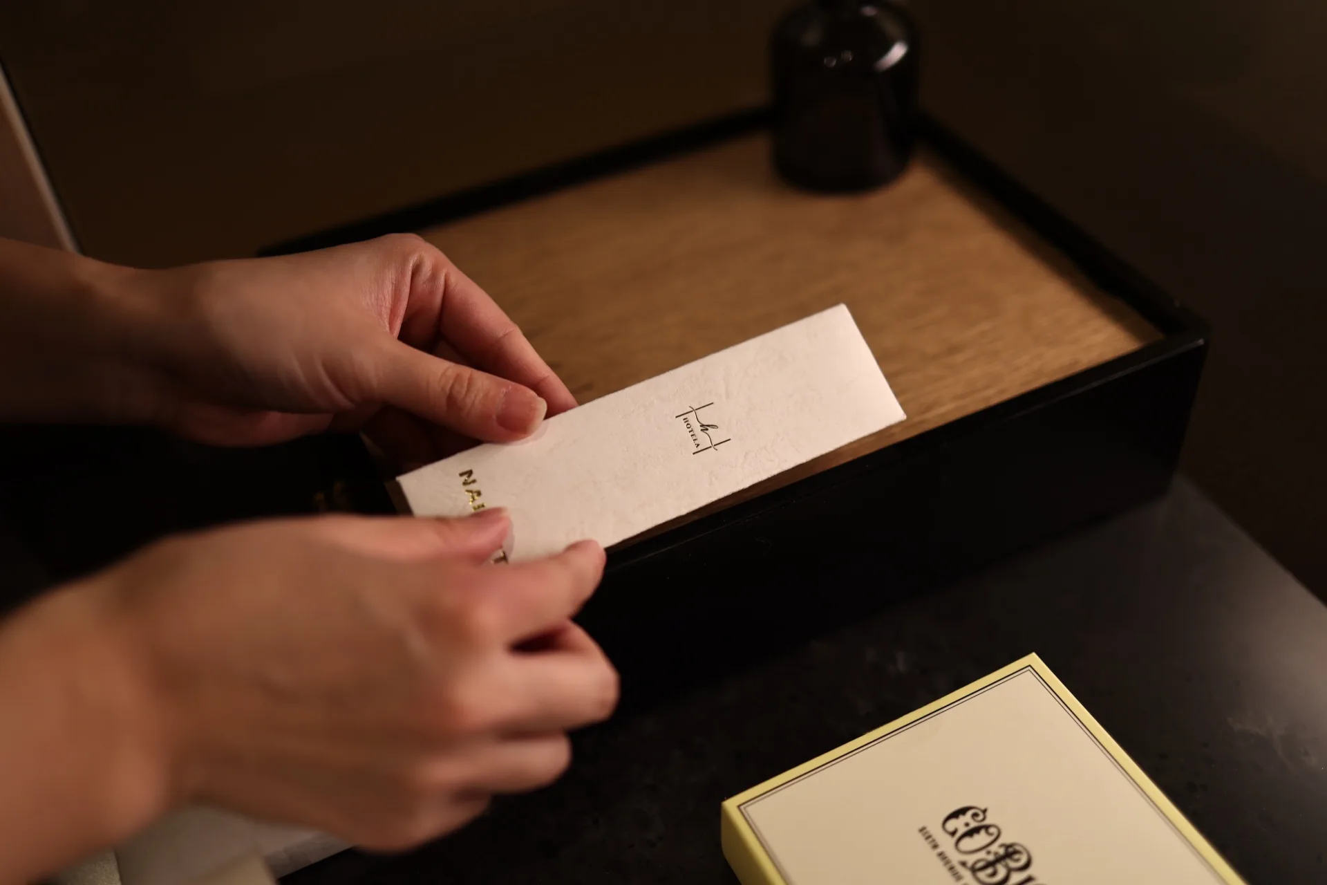 HOTELA branded stationery