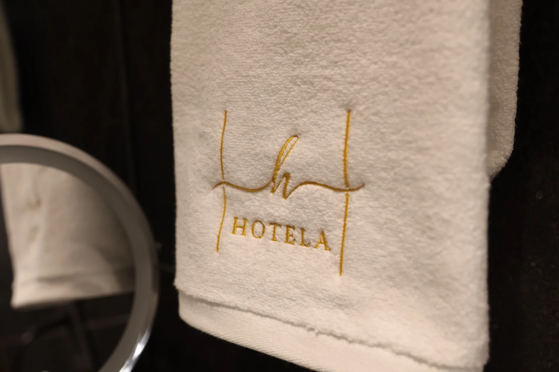 HOTELA embroidered towel